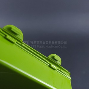 Rojo y verde de la caja de almuerzo con cerradura, lonchera de plástico con tapa - Product Image 5