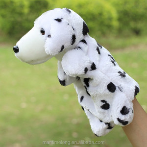 Kids Toy Dog Shape Puppet Hand Puppet Finger Puppet <strong>Sack</strong> Hand Dolls Plush for Baby Child - Product Image 3