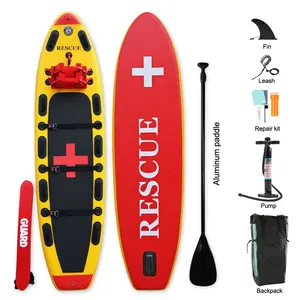 Yüksek kalite Oem sörf kurtarma özelleştirilmiş Sup ayakta kullanılan kürek kurulu toptan fiyat sörf şişme Paddleboard