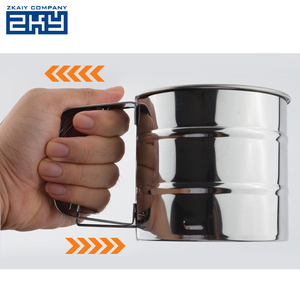 Vaso Mezclador de Acero Inoxidable, Dosificador de Azúcar, Tamiz para Harina con Marcas de Medición - Product Image 5