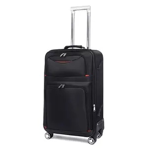 hot selling cloth luggage soft fabric suitcase and carry on type trolley luggage