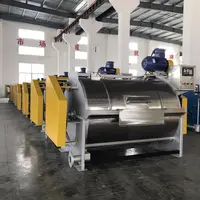 machine à laver industrielle horizontale du tissu 300kg pour la laine/denim/ tapis