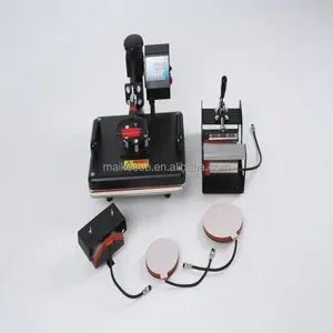 8 in 1 hitze presse druck maschine multi-funktion diy hitze presse maschine für tasse/platte maschine