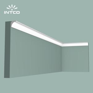 Tấm Ốp Sàn Trang Trí Insco Dễ Dàng Lắp Đặt, Phụ Kiện Sàn Nhà Màu Trắng Tấm Ốp Chân Tường Laminate Crown - Product Image 1