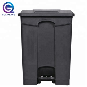13 Gallon Trash Bin Plastic Trash Can 13 Gallon Trash Can Sanitary Kitchen Plastic Foot Pedal Waste Recycling Bin