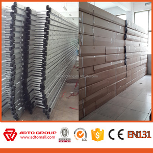 <span class=keywords><strong>Escalera</strong></span> de Aluminio <span class=keywords><strong>Recta</strong></span> de Tubo Cuadrado ADTO de 6m 5m 4m 3m 2m con Logotipo Personalizado - Product Image 4