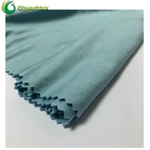 뜨개질 단일 저지 95% Viscose 5% 스판덱스 직물 의류