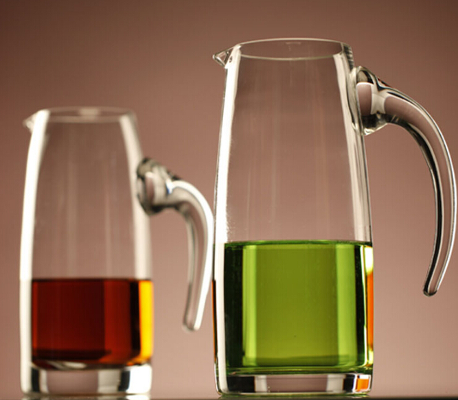 Wholesale bulk crystal wine measure glass decanter