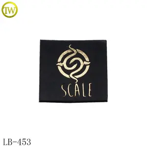 Custom private leather patch printing logo leather labels and plate for garment/jeans