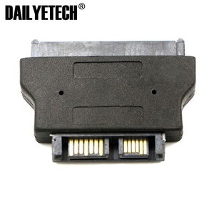 SATA22Pin a Pin Slimline Sata 7 + 15 Serial ATA Femmina a 7 + 6 Maschio Adattatori del Convertitore del Connettore - Product Image 1