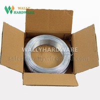Fil d'acier à faible teneur en carbone galvanisé, revêtement PVC, haute résistance à la traction 350-550N/mm, certifié ISO9001/CE pour cintre de jardin