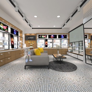 ตู้โชว์สินค้าแบบกำหนดเอง LUX ขายดี ตู้โชว์สินค้าออนไลน์ ชั้นวางต้นไม้ ชั้นวางสินค้าในร้านค้า - Product Image 5