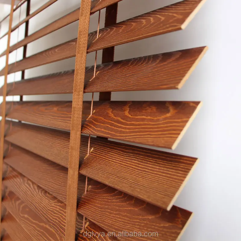 manual Cheap Paulownia wooden window venetian blinds components/part slats for office/home decoration