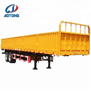Semi-remorque <span class=keywords><strong>à</strong></span> plateau latéral <span class=keywords><strong>à</strong></span> parois hautes multi-usages de 40 pieds et 50 tonnes de Chine, pour le transport de marchandises générales, <span class=keywords><strong>à</strong></span> <span class=keywords><strong>vendre</strong></span> - Product Image 5
