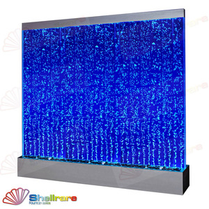 Parete d'Acqua a Bolle LED per Interni, Elementi Decorativi Acquatici, Pannello a Bolle d'Acqua, Parete Divisoria in Acrilico - Product Image 2