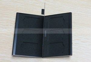 เงินกล่องอลูมิเนียมแบบพกพา6 in 1กรณีการ์ดหน่วยความจำ<span class=keywords><strong>SD</strong></span>/SDHC/<span class=keywords><strong>MMC</strong></span> 6x <span class=keywords><strong>SD</strong></span>กรณีบัตร - Product Image 5