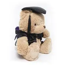 Teddy Graduation Stuff Teddy Bear With Graduate Gown Custom Stuffed Toy