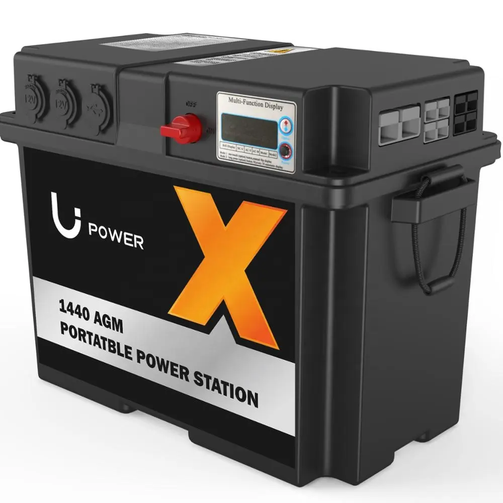 Deep cycle battery power station 120AH