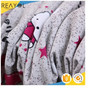 Mano suave siente hello kitty 95/5 digital print knit tejido deportivo de algodón tela de jersey - Product Image 6