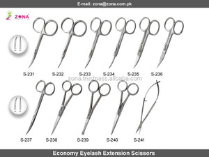 Ciseaux professionnels pour cils et cils volumineux fabriqués au Pakistan, pince à épiler pour sourcils Zona Pakistan - Product Image 4