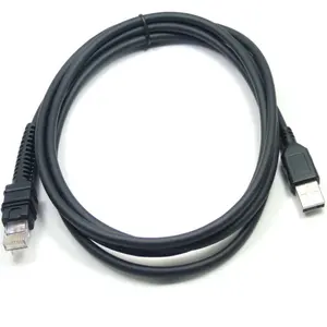 2米USB男性Rj45条码扫描器电缆斑马LI3608，DS3608，LI3678，DS3678