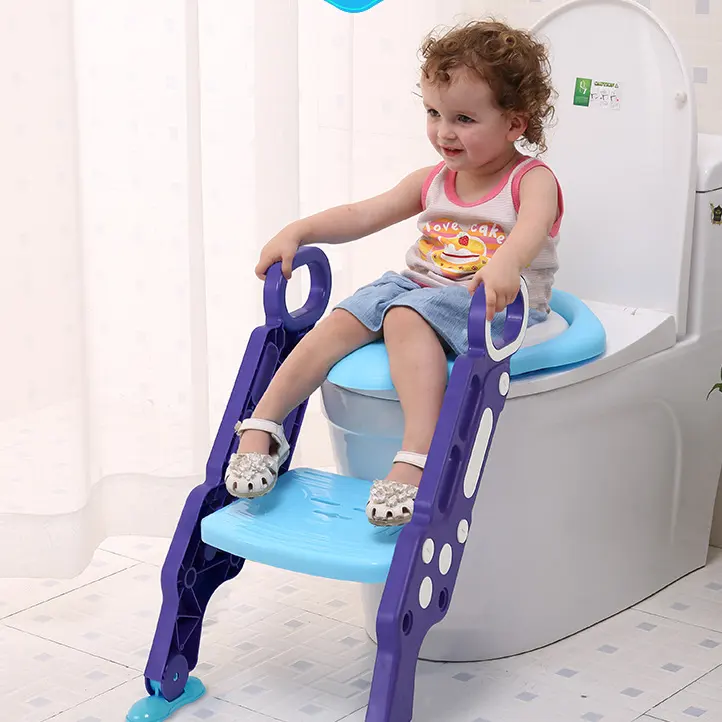 Beste verkauf kunststoff baby töpfchen schritt sitz leiter wc training seat