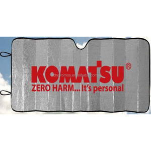 Özel Logo tek alüminyum kabarcık ön cam için araba güneş gölge - Product Image 5