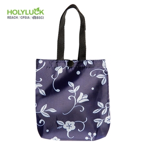 <span class=keywords><strong>Shopper</strong></span> suave pequeña reutilizable fordable Tote <span class=keywords><strong>compras</strong></span> en línea para la señora - Product Image 3