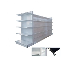 Présentoir de supermarché de gondole latérale simple largement - Product Image 3