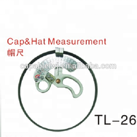 Medidor de Talla de Gorra, Herramienta de Medición Redonda de Fácil Operación para Gorras y Sombreros, Cinta Métrica Ajustable para la Cabeza
