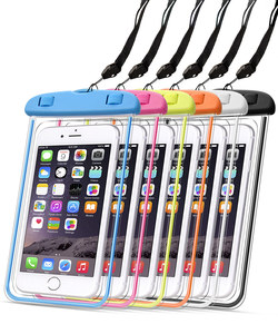 <span class=keywords><strong>Funda</strong></span> Protectora para Teléfono Móvil Universal, Personalizada, Impermeable, Transparente, de TPU+PC, con Logotipo - Product Image 1