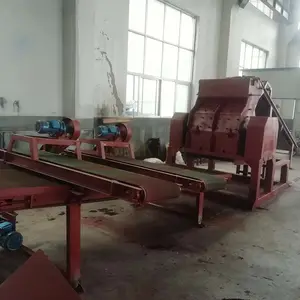 uncured tyre leftover scrap recycle rubber steel wire recycling machine