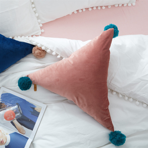 triangle throw pillow
