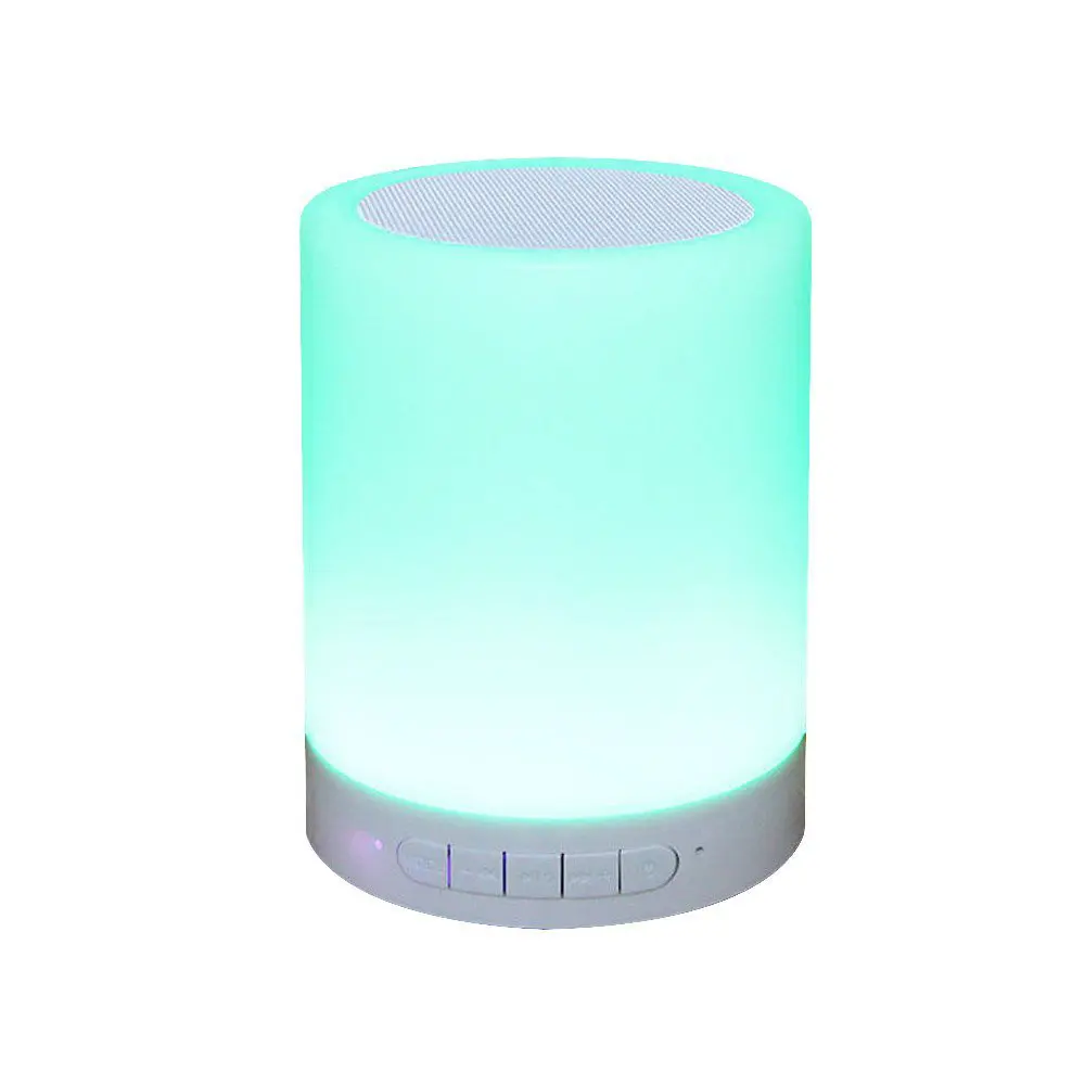 Wholesale Battery Operated Smart Desk Lamp LED Night Light Dimmable Bluetooth Music Speaker