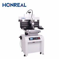 Mezclador de Pasta de Soldadura SMT de Doble Tanque con Agitación Centrífuga y Desaireación Automática de Alta Velocidad HONREAL, 500g*2 Latas