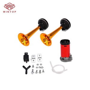 ขายส่ง TZ-328 แตรลมไฟฟ้า 12V โครเมียม 24V แบบท่อเดี่ยว แตรลมไฟฟ้าอเนกประสงค์สำหรับรถบรรทุก - Product Image 5