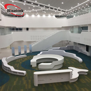 Escritorio acrílico de superficie sólida para oficina, mostrador de recepción, superficie sólida - Product Image 3