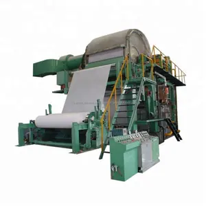 Manufacturing PROFESSIONAL Recycled kraft paper machine for make paper toilet price with high quality for selling