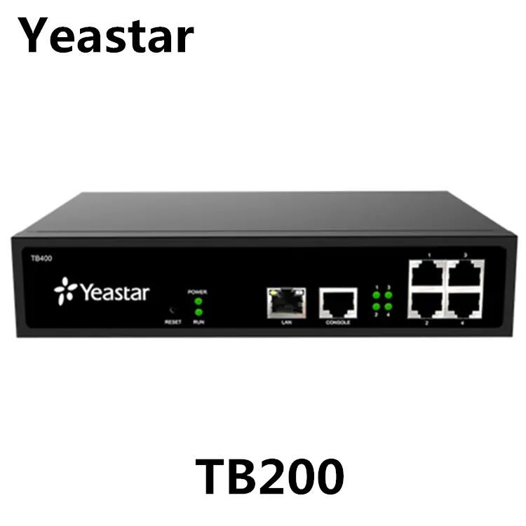 Yeastar VoIP BRI Gateway TB200とISDN BRIトランキングためIP PBX