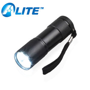 Aluminio de alta calidad 9 LED Luz blanca LED <span class=keywords><strong>MINI</strong></span> linterna antorcha para linternas y antorchas de camping - Product Image 1