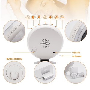 Amanecer y simulación del despertador de La Luz 2017 con brillo ajustable y Radio FM, Snooze funtion - Product Image 2