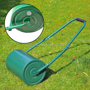 Rouleau à gazon en acier robuste de 45 L rempli d'eau et de sable - Product Image 2
