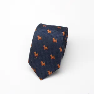 Tùy Chỉnh Thực Hiện Lụa Jacquard Dệt Cà Vạt Novelty Tie