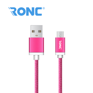 Hohe qualität billiger 4 farben 1 mt 2 mt <span class=keywords><strong>3</strong></span> mt benutzerdefinierte nylon geflochtene micro-usb-kabel - Product Image 3