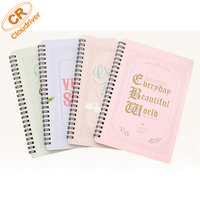 Carnet de notes Cloudriver personnalisé à prix abordable, cahier de composition scolaire avec couvertures imprimées CMJN, plastification brillante, coins renforcés 40