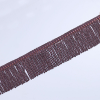 HaoHao HH4533 Franges en viscose 100% 12CM pour rideaux textiles de maison