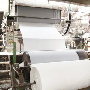 Máquina de fabricación de papel de pulpa virgen, para papel tisú de alta calidad