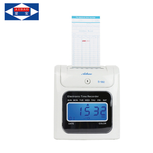 Máquina de Control de Asistencia con Tarjetas Perforadas para Oficina, Pantalla LCD, Carcasa de ABS, Entrada/Salida Automática de Tarjetas, ¡Ordene Ahora! 10 Unidades + 1 Gratis - Product Image 4