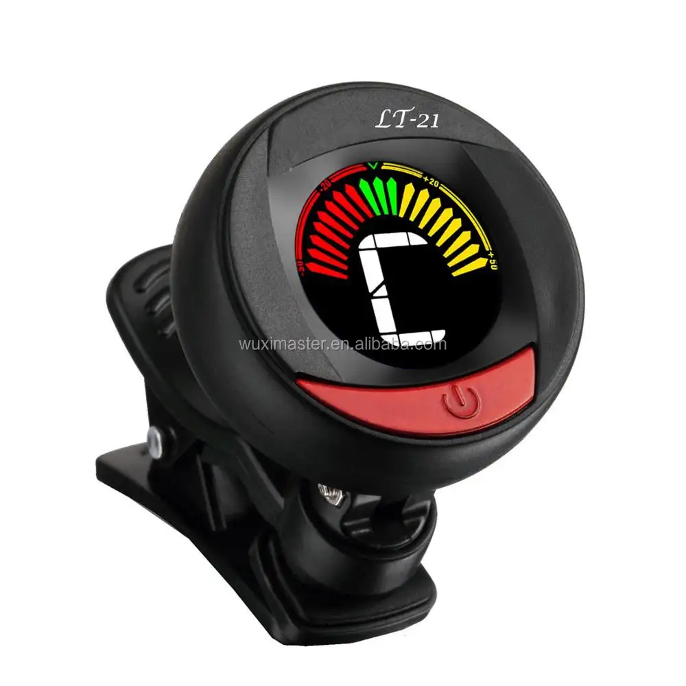 LCD Clip On Built In Color Guitar Tuner