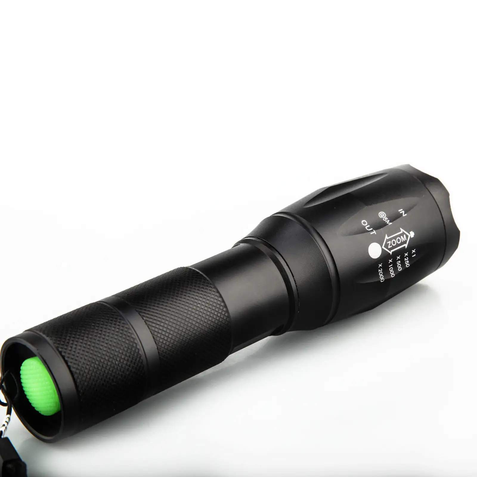 200Lumens XML T6 Led Aluminum Flashlight Torch Adjustable Focus Zoom in and out Tactical Flash Light with Small Size